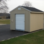 10x12 Gable 7' Sides roll up door  Waukesha #2